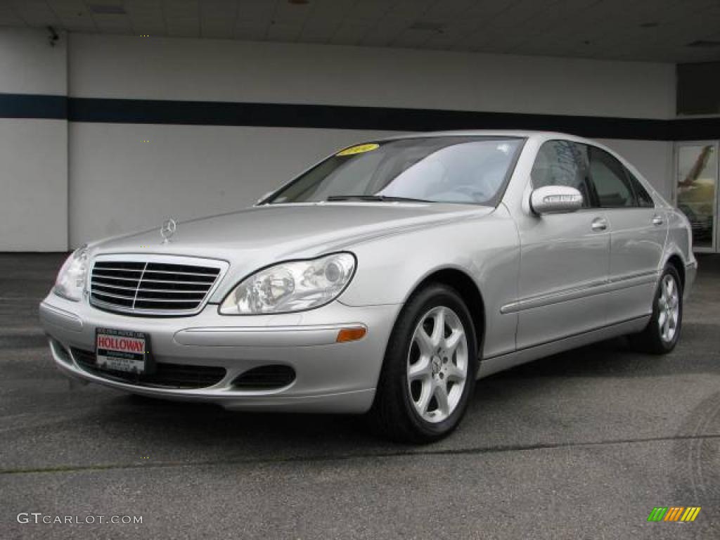 2004 S 430 4Matic Sedan - Brilliant Silver Metallic / Ash photo #1