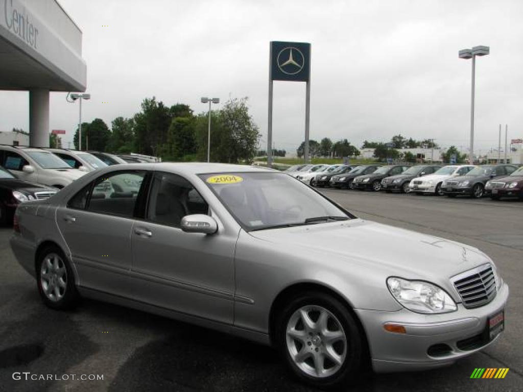 2004 S 430 4Matic Sedan - Brilliant Silver Metallic / Ash photo #3