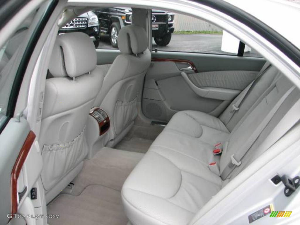 2004 S 430 4Matic Sedan - Brilliant Silver Metallic / Ash photo #5