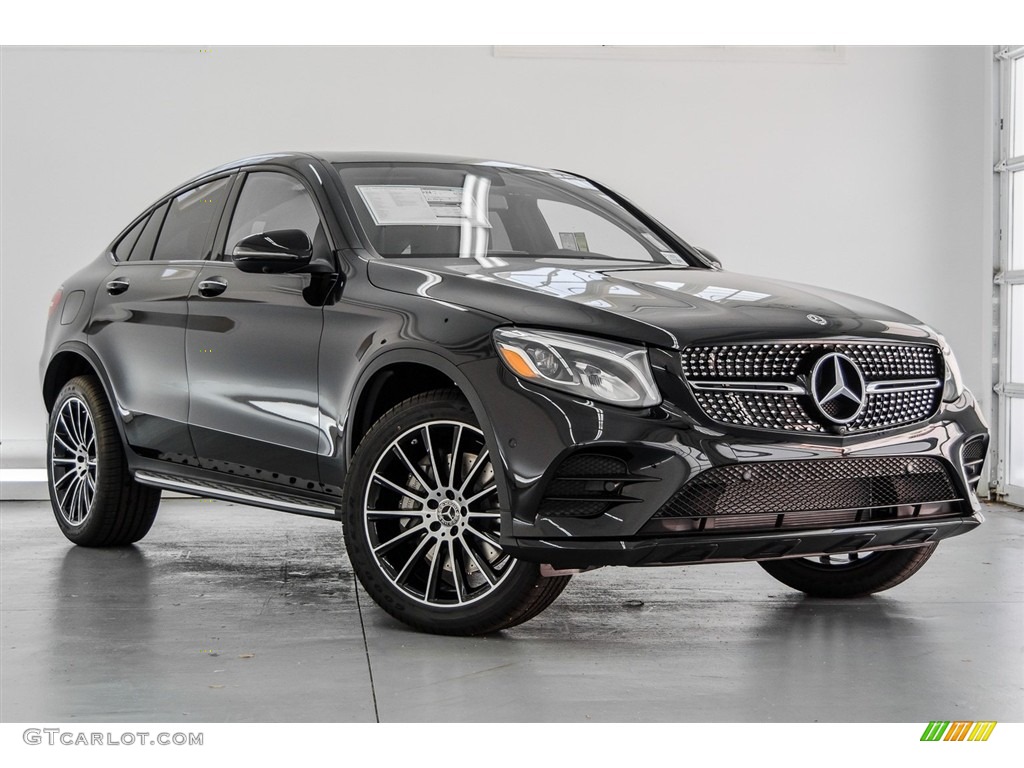 Black 2018 Mercedes-Benz GLC 300 4Matic Coupe Exterior Photo #122937044