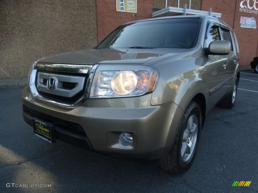 2009 Pilot EX-L 4WD - Mocha Metallic / Black photo #3