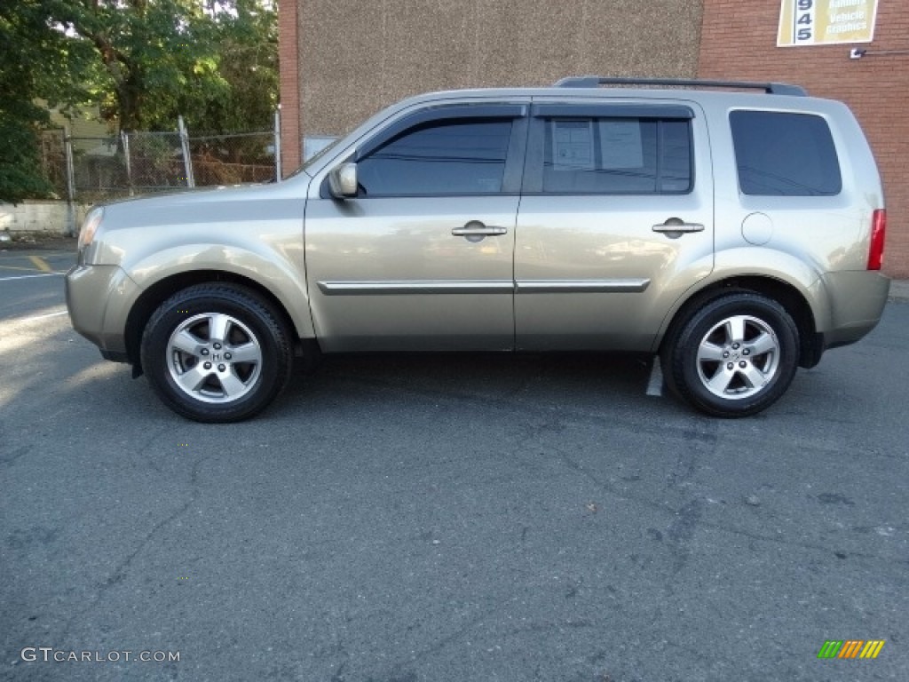 2009 Pilot EX-L 4WD - Mocha Metallic / Black photo #4