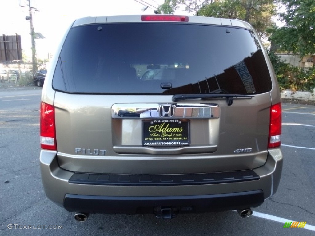 2009 Pilot EX-L 4WD - Mocha Metallic / Black photo #6