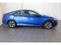 Aegean Blue Metallic 2017 Honda Civic LX Sedan Exterior