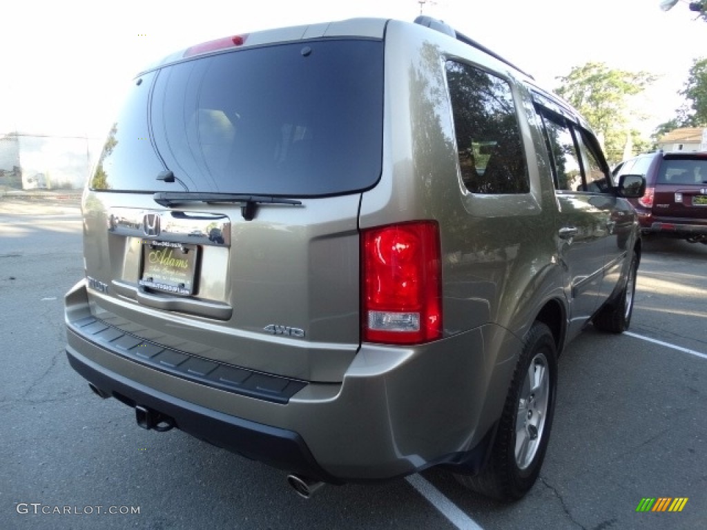 2009 Pilot EX-L 4WD - Mocha Metallic / Black photo #7