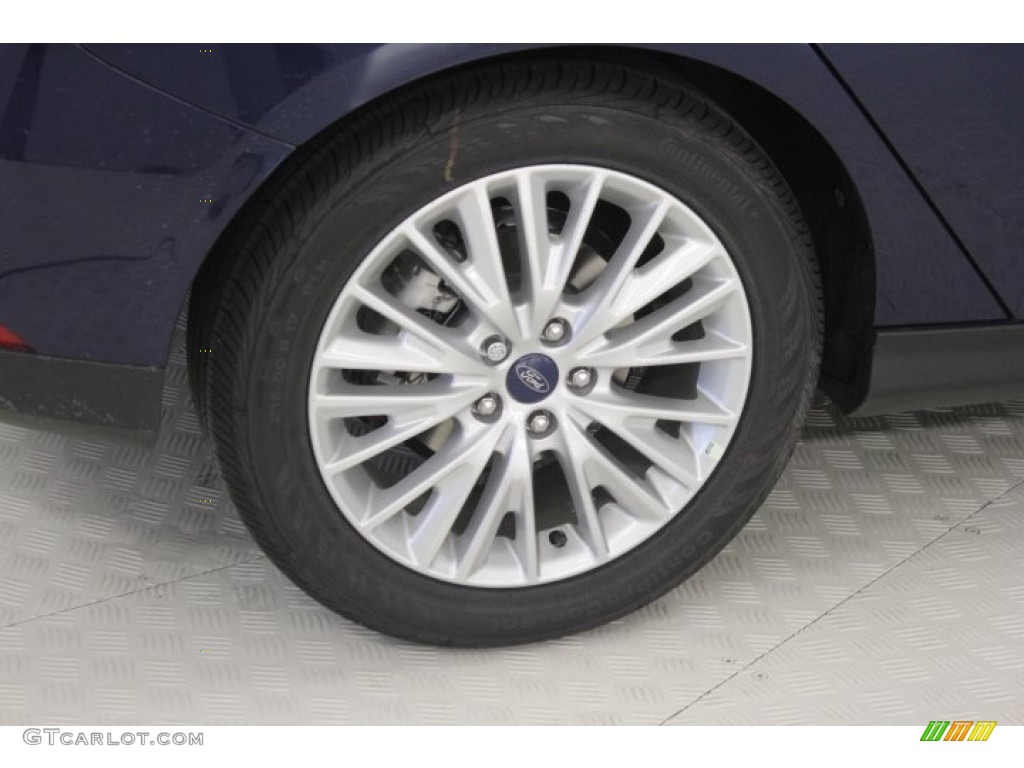 2017 Focus Titanium Hatch - Kona Blue / Charcoal Black photo #7