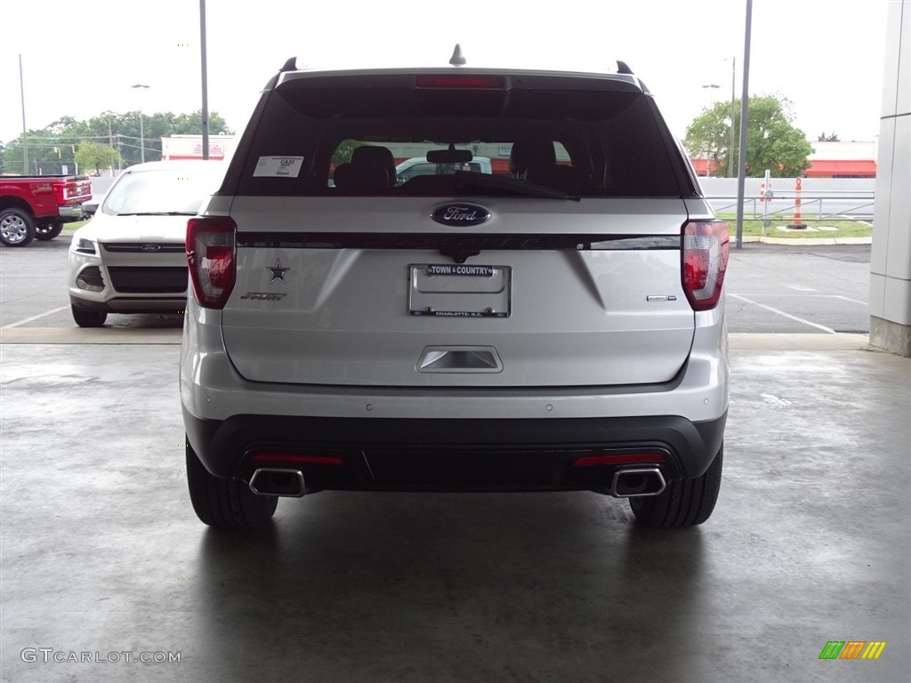 2017 Explorer Sport 4WD - Ingot Silver / Ebony Black photo #4