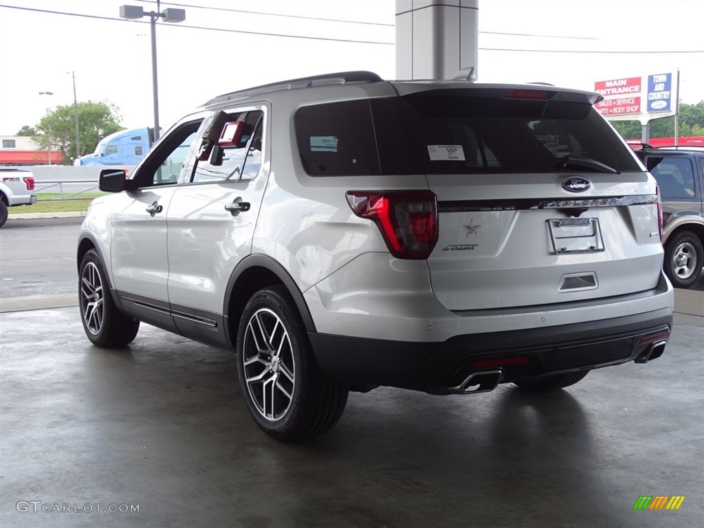 2017 Explorer Sport 4WD - Ingot Silver / Ebony Black photo #5