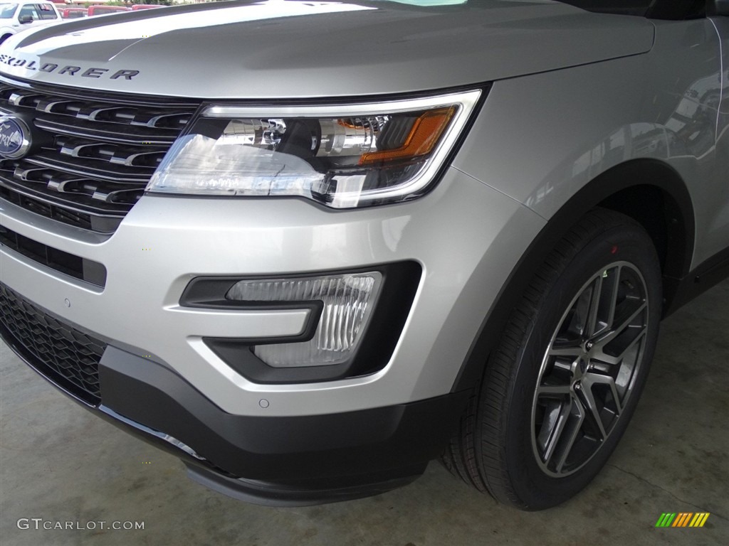 2017 Explorer Sport 4WD - Ingot Silver / Ebony Black photo #9