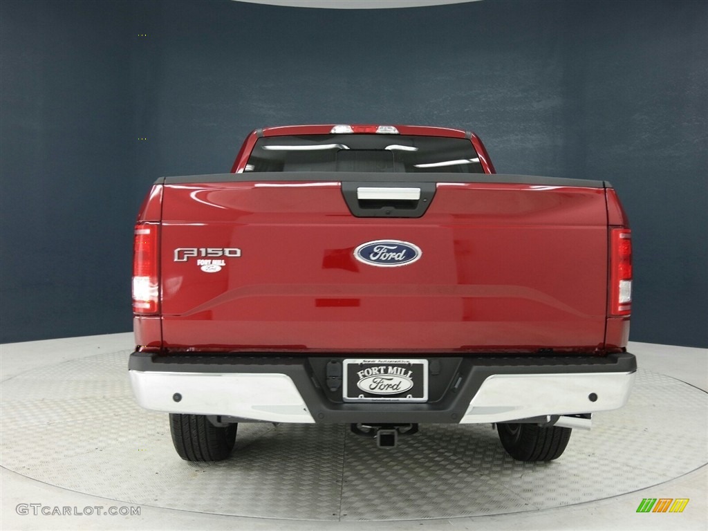 2017 F150 XLT SuperCrew - Ruby Red / Earth Gray photo #6