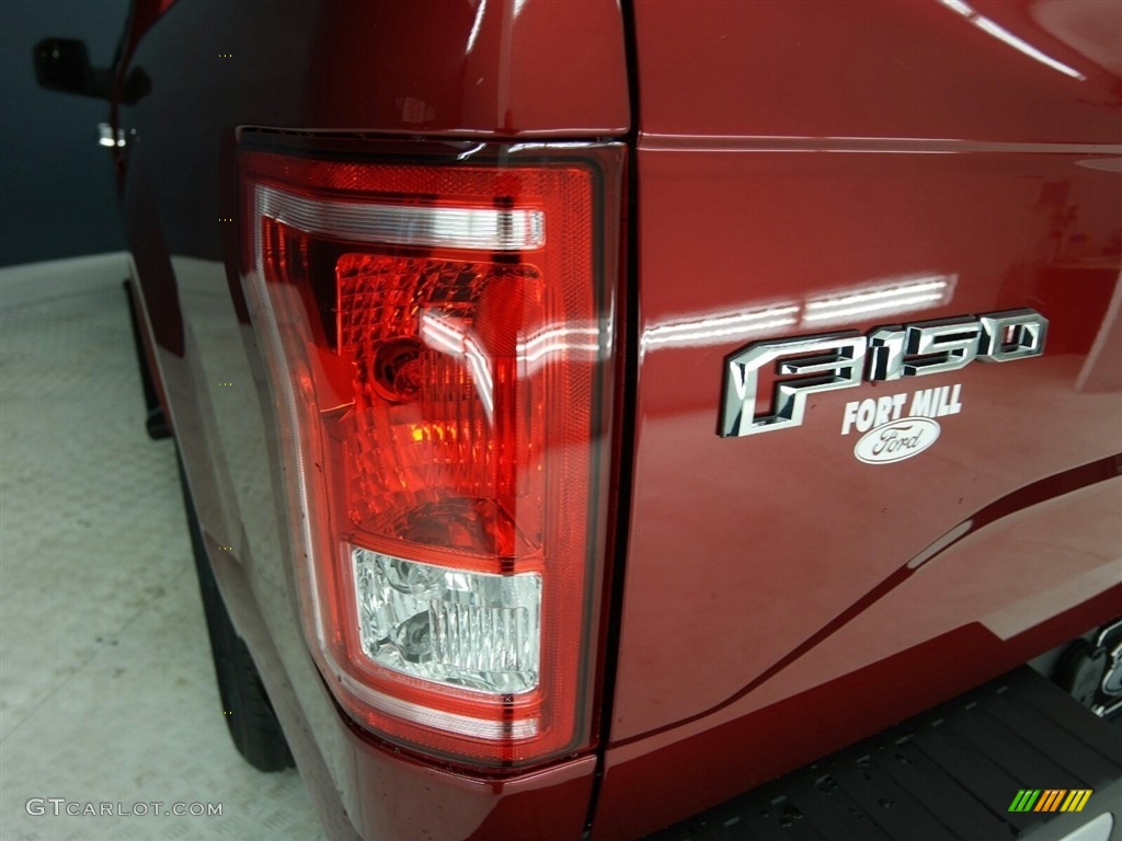2017 F150 XLT SuperCrew - Ruby Red / Earth Gray photo #9