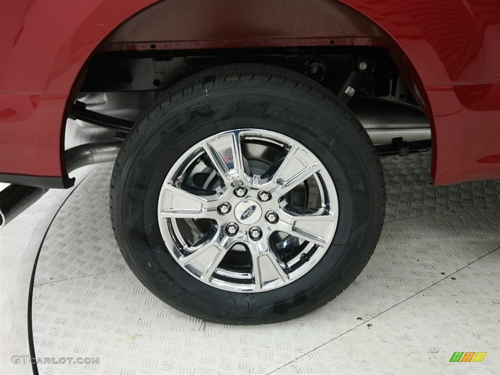 2017 F150 XLT SuperCrew - Ruby Red / Earth Gray photo #10