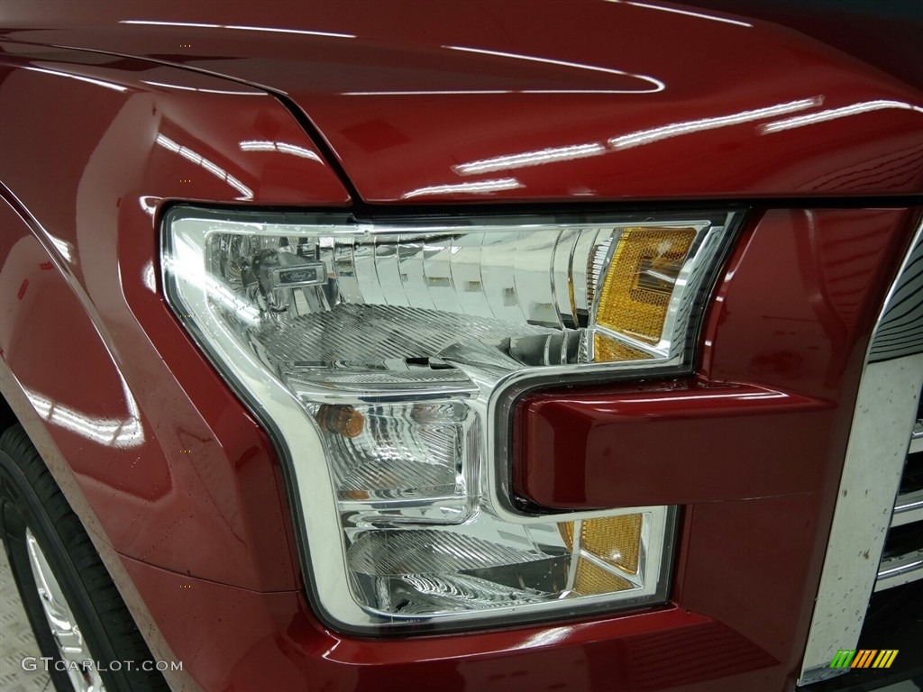 2017 F150 XLT SuperCrew - Ruby Red / Earth Gray photo #21