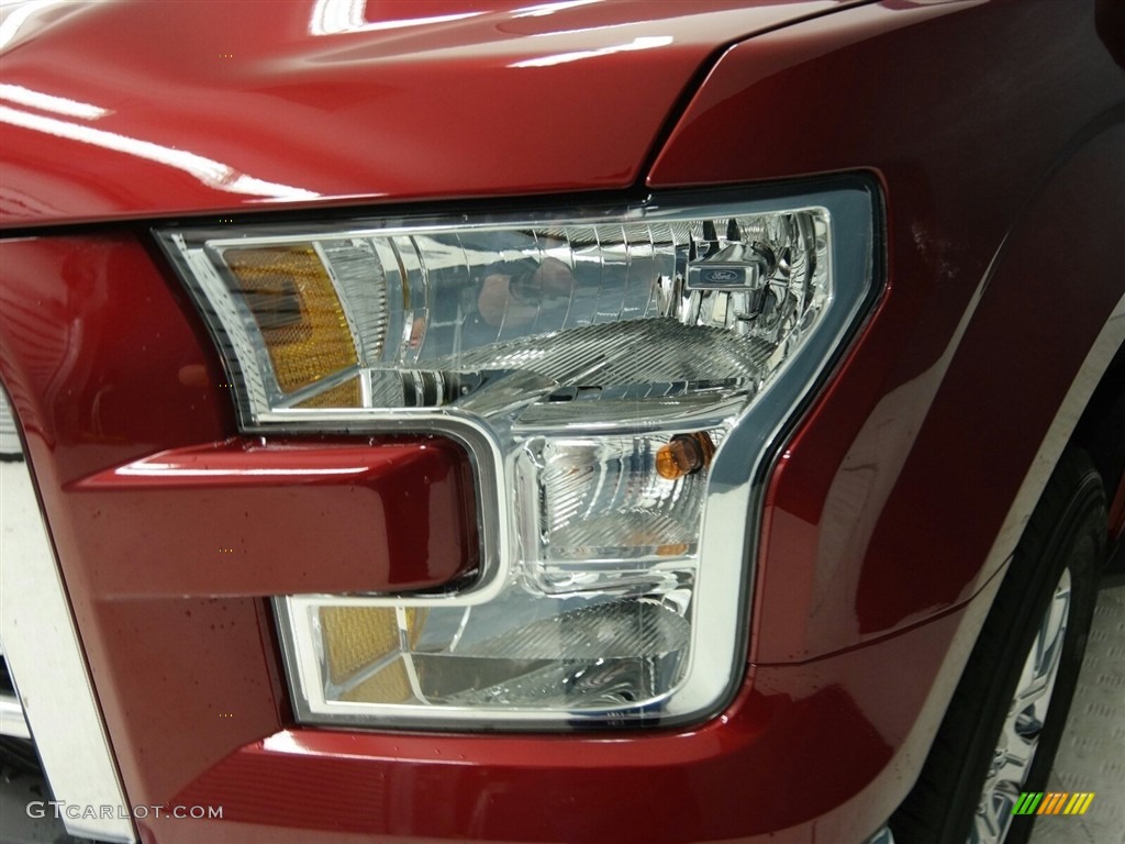 2017 F150 XLT SuperCrew - Ruby Red / Earth Gray photo #22