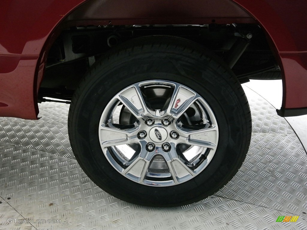 2017 F150 XLT SuperCrew - Ruby Red / Earth Gray photo #24
