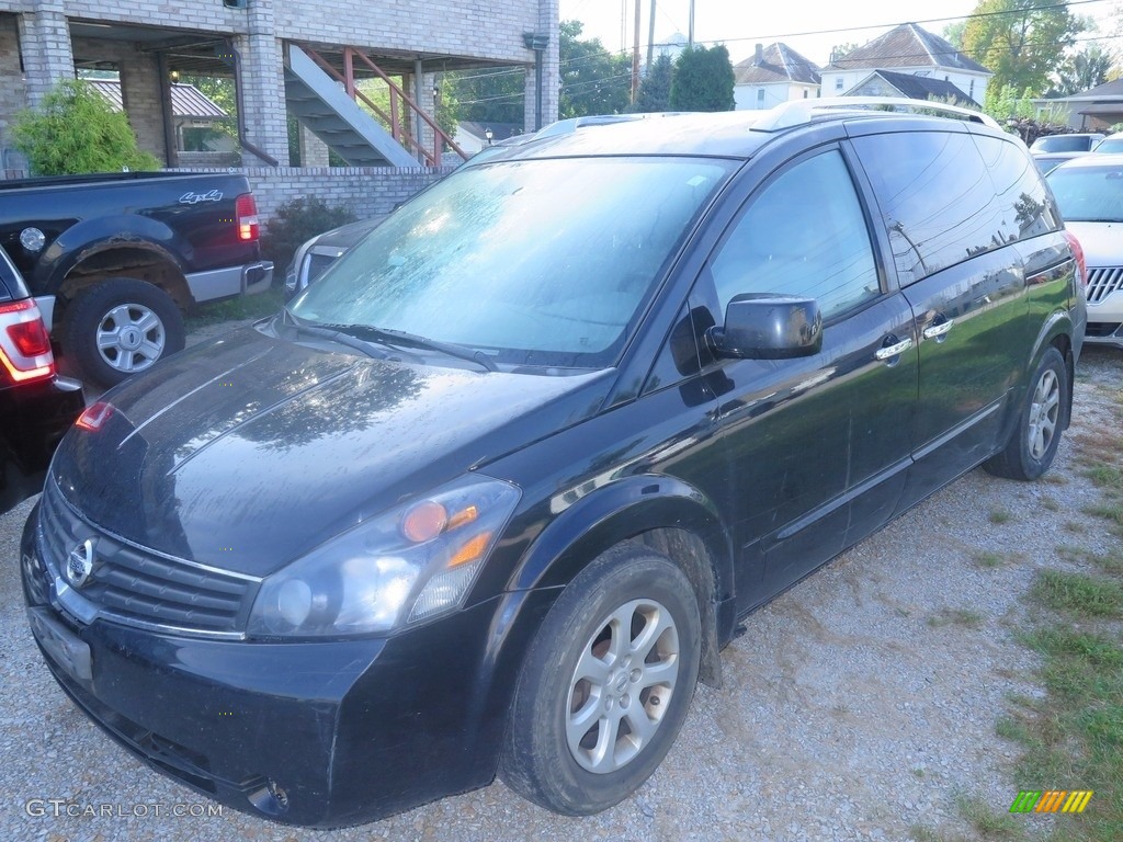 2008 Quest 3.5 S - Galaxy Black Metallic / Gray photo #3