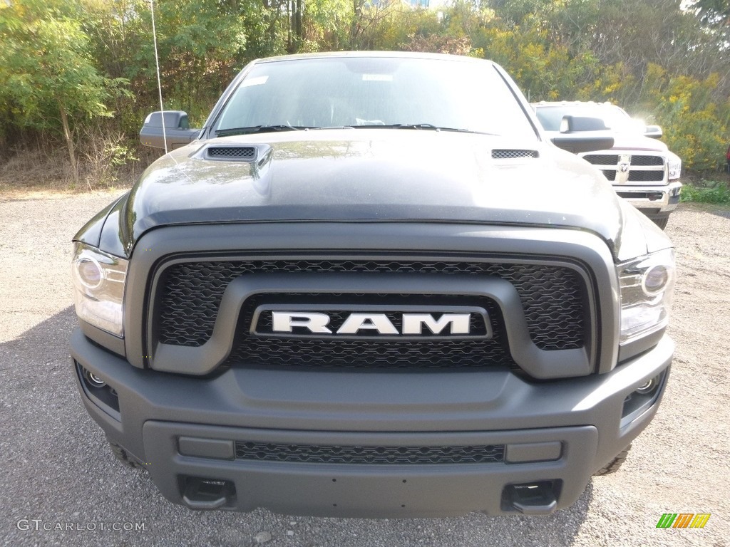 Brilliant Black Crystal Pearl 2018 Ram 1500 Rebel Crew Cab 4x4 Exterior Photo #122941246