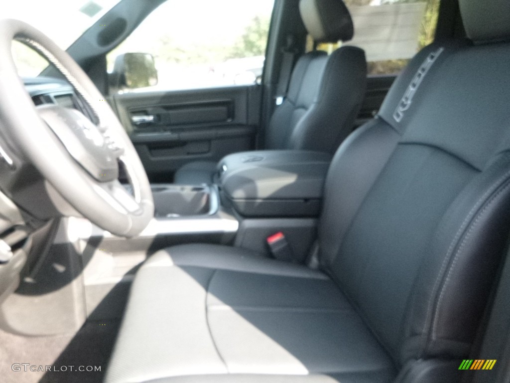 2018 1500 Rebel Crew Cab 4x4 - Brilliant Black Crystal Pearl / Black photo #14