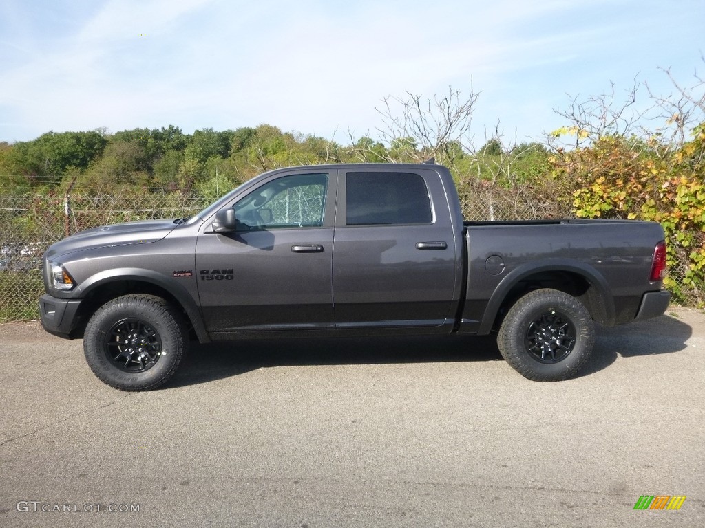2018 1500 Rebel Crew Cab 4x4 - Granite Crystal Metallic / Black photo #3