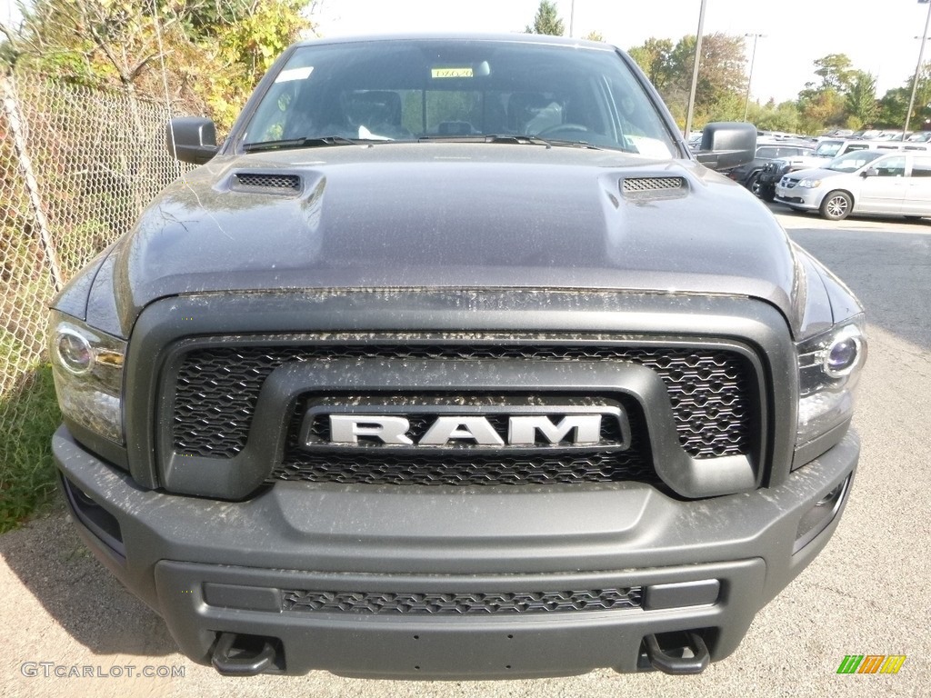 2018 1500 Rebel Crew Cab 4x4 - Granite Crystal Metallic / Black photo #8