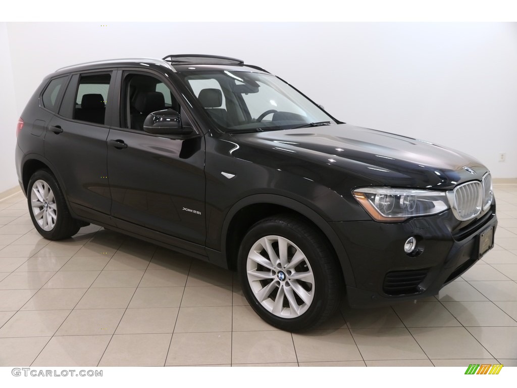 2015 X3 xDrive28i - Black Sapphire Metallic / Black photo #1