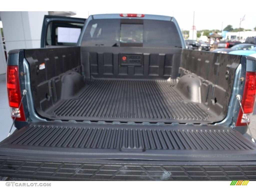 2009 Sierra 1500 SLE Crew Cab - Midnight Blue Metallic / Ebony/Light Cashmere photo #9