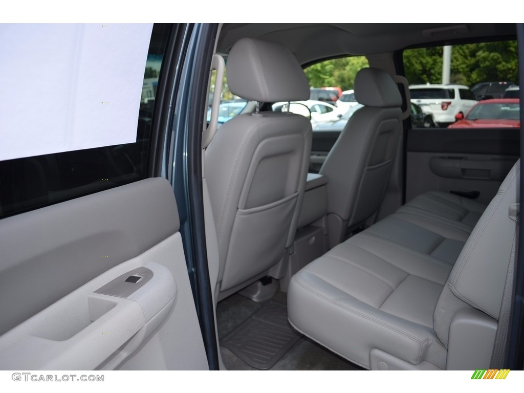 2009 Sierra 1500 SLE Crew Cab - Midnight Blue Metallic / Ebony/Light Cashmere photo #13
