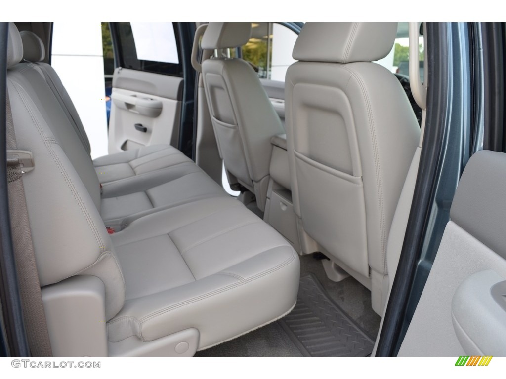 2009 Sierra 1500 SLE Crew Cab - Midnight Blue Metallic / Ebony/Light Cashmere photo #14