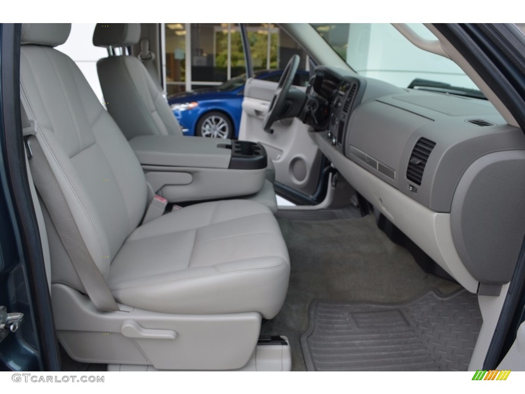 2009 Sierra 1500 SLE Crew Cab - Midnight Blue Metallic / Ebony/Light Cashmere photo #16