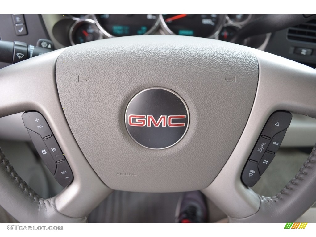 2009 Sierra 1500 SLE Crew Cab - Midnight Blue Metallic / Ebony/Light Cashmere photo #18