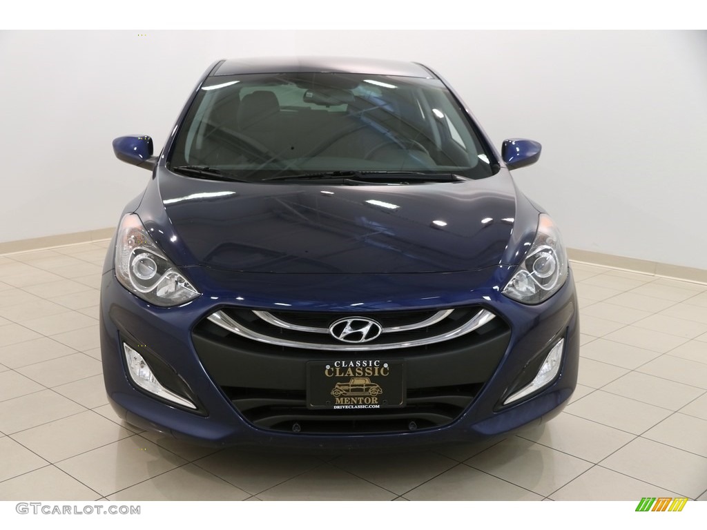 2013 Elantra GT - Atlantic Blue / Black photo #2