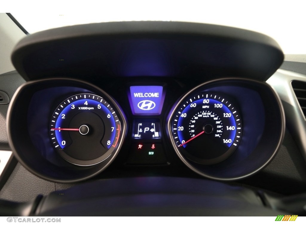 2013 Elantra GT - Atlantic Blue / Black photo #7