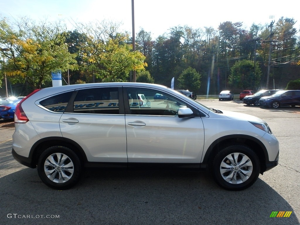 2014 CR-V EX AWD - Alabaster Silver Metallic / Black photo #7