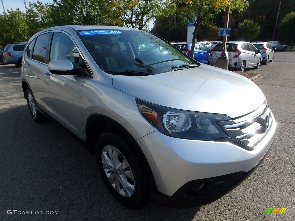 2014 CR-V EX AWD - Alabaster Silver Metallic / Black photo #8