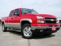 2006 Victory Red Chevrolet Silverado 1500 LS Extended Cab 4x4  photo #1