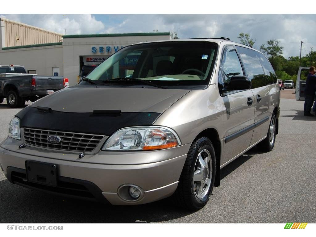 2002 Windstar LX - Light Parchment Gold Metallic / Medium Parchment Beige photo #13