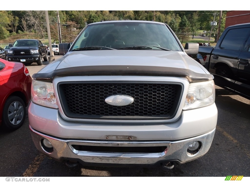 2006 F150 XLT SuperCrew 4x4 - Silver Metallic / Medium/Dark Flint photo #2