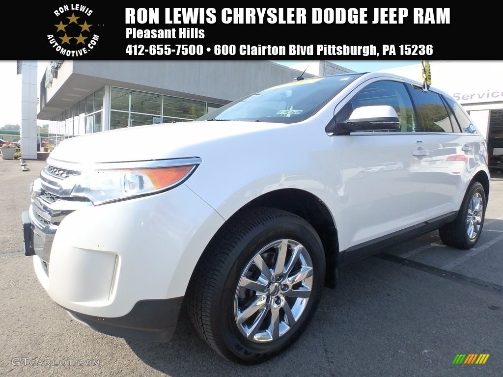 2012 Edge Limited AWD - White Platinum Metallic Tri-Coat / Charcoal Black photo #1