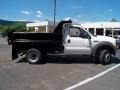 Oxford White - F450 Super Duty XL Regular Cab 4x4 Chassis Dump Truck Photo No. 4