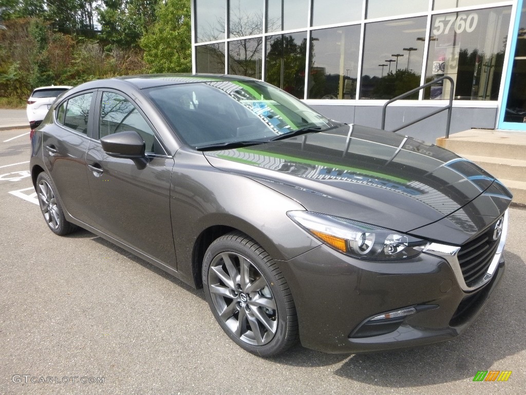 Machine Gray Metallic 2018 Mazda MAZDA3 Touring 5 Door Exterior Photo #122951491