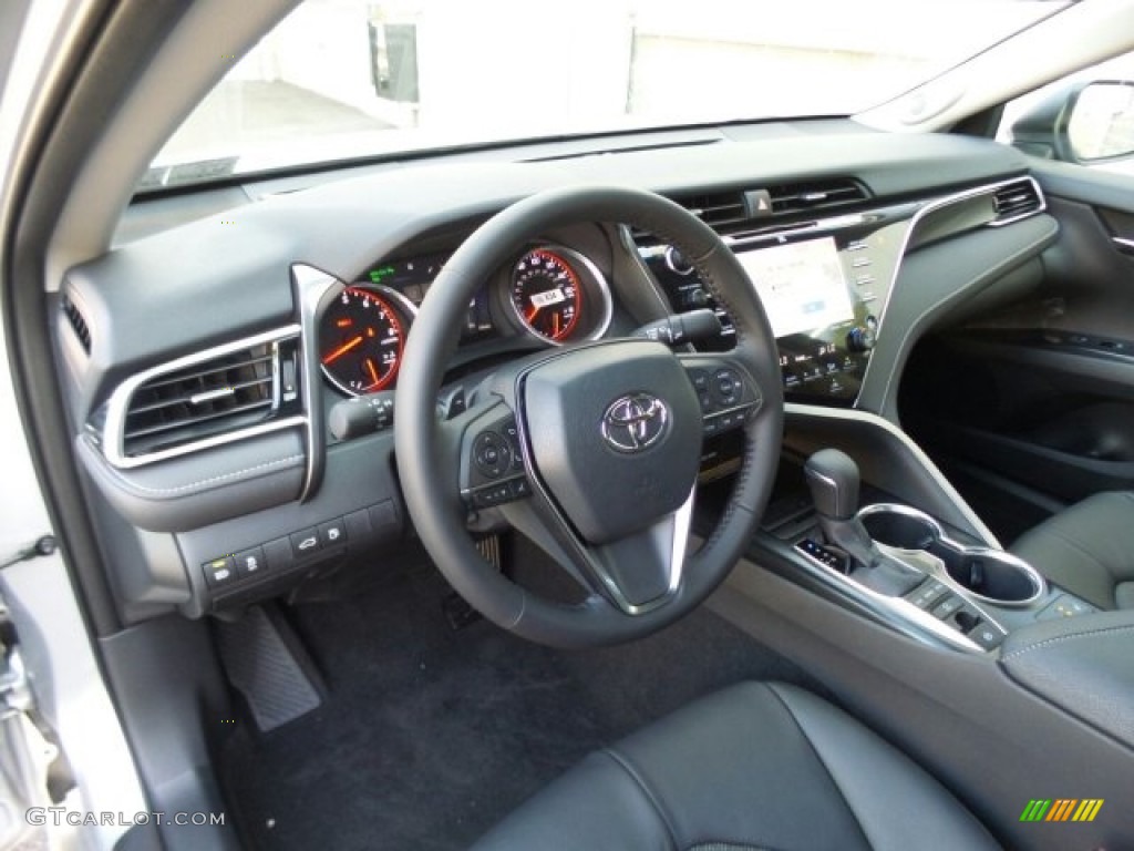 2018 Camry XSE V6 - Celestial Silver Metallic / Ash photo #8