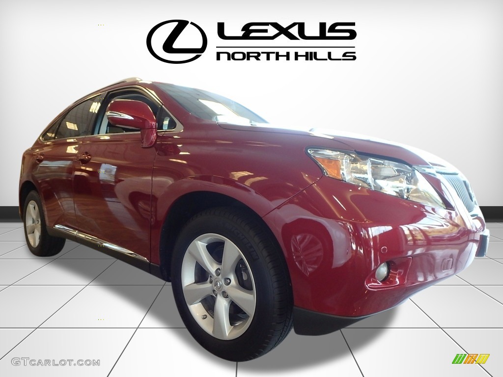 2012 RX 350 AWD - Matador Red Metallic / Black photo #1