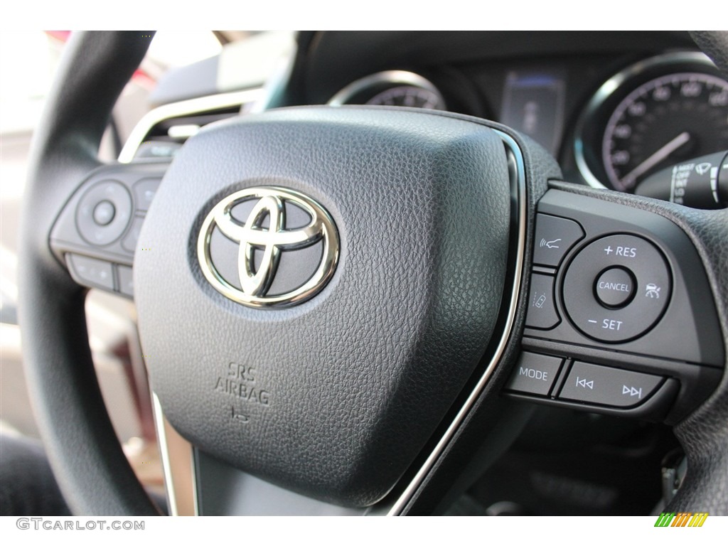 2018 Camry LE - Ruby Flare Pearl / Black photo #11