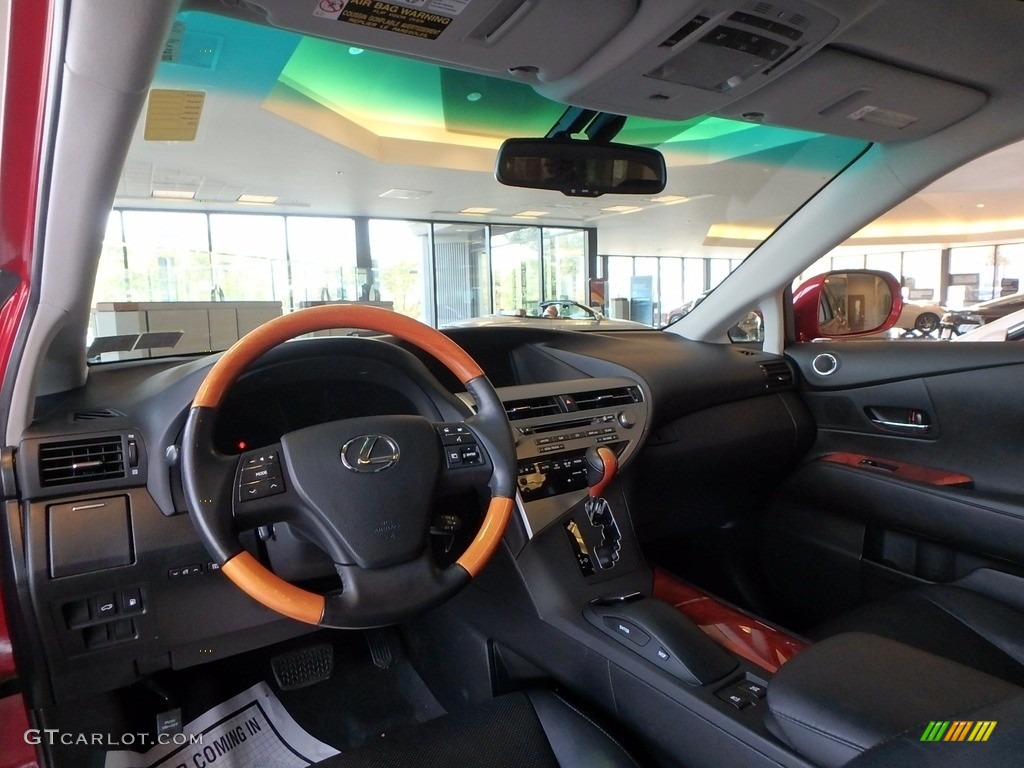 2012 RX 350 AWD - Matador Red Metallic / Black photo #10