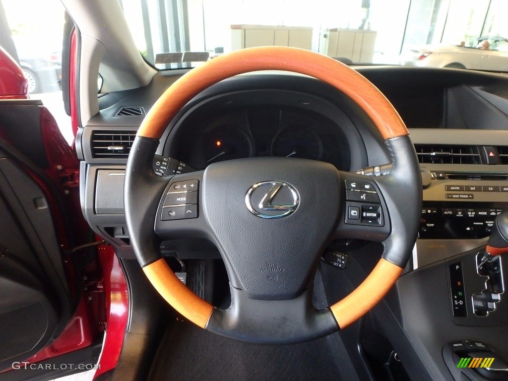 2012 RX 350 AWD - Matador Red Metallic / Black photo #24