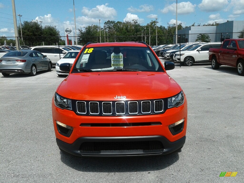 2018 Spitfire Orange Jeep Compass Sport 122941030 Photo 8 GTCarLot