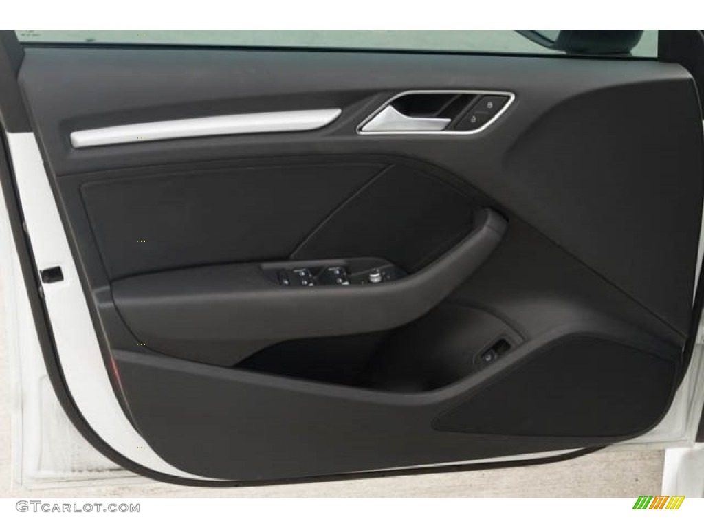 2016 Audi A3 Sportback e-tron Premium Black Door Panel Photo #122955268