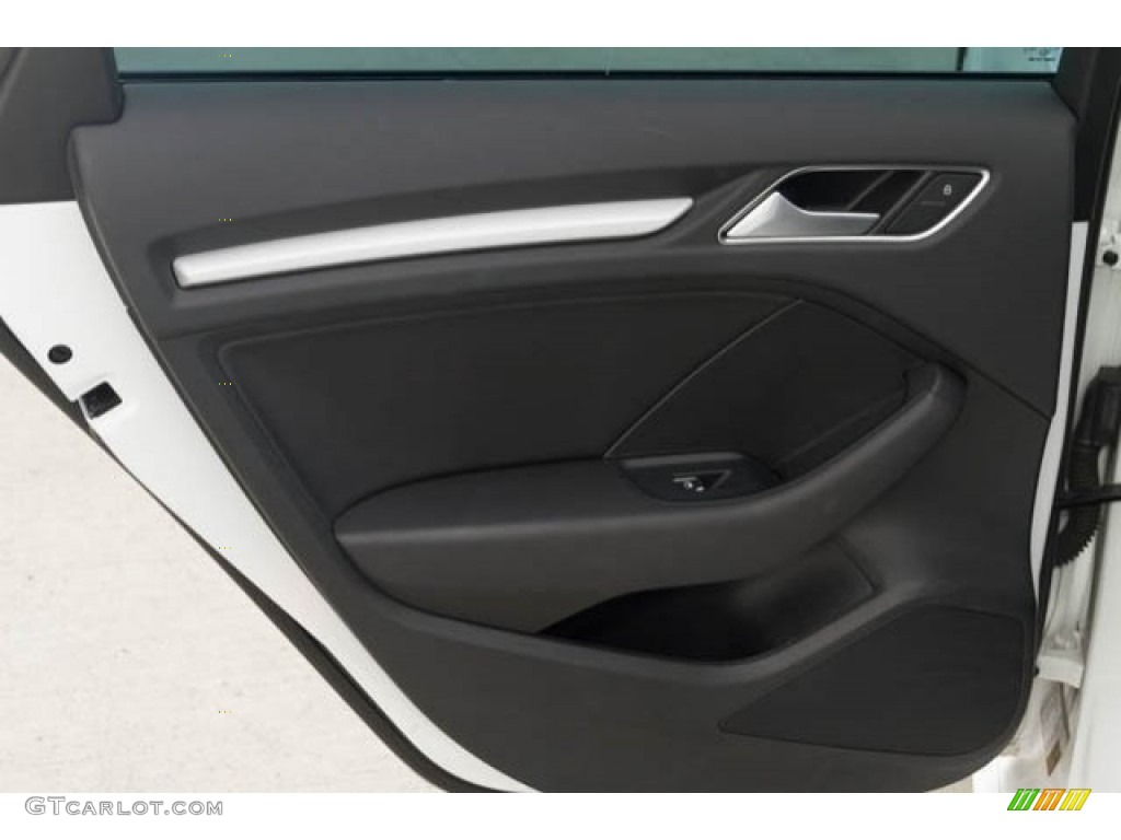 2016 Audi A3 Sportback e-tron Premium Black Door Panel Photo #122955277
