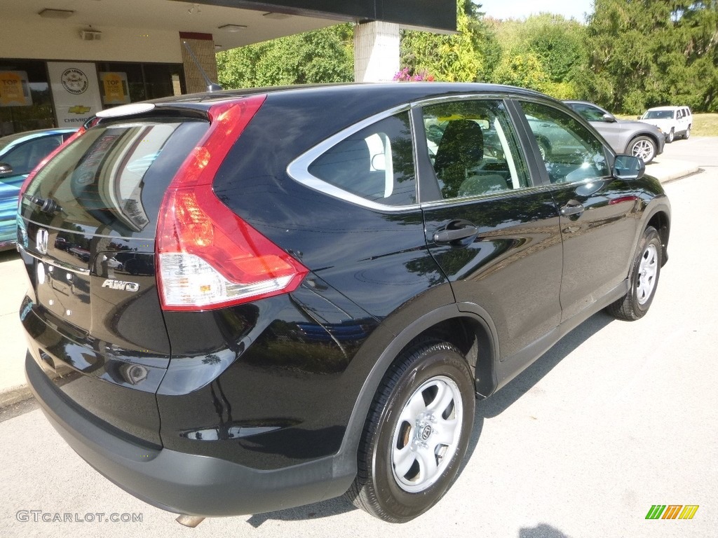 2014 CR-V LX AWD - Crystal Black Pearl / Gray photo #2