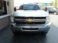 Silver Ice Metallic - Silverado 2500HD Work Truck Regular Cab 4x4 Plow Truck Photo No. 19